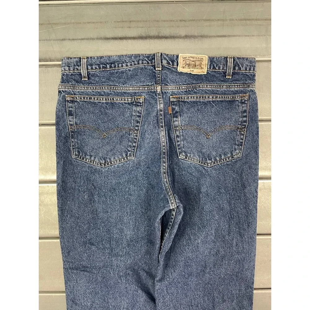 Vintage Levis 540‎ Relaxed Fit Jeans Mens 40x29 (Actual 38x29) Orange Tab